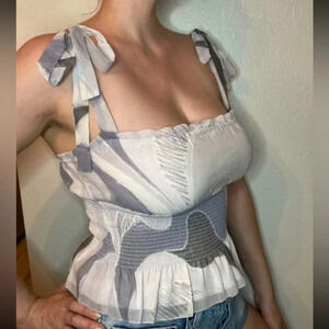 NWT Aritzia Wilfred Ballad Camisole in Vin Gris Ardoise Size Medium